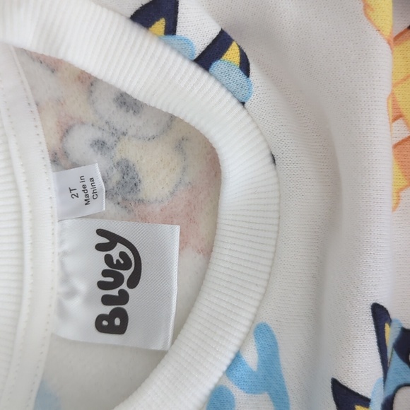 NEW with tags Bluey and Bingo pullover Sweatshirt size 2T - Picture 2 of 5